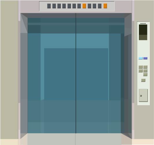 合肥電梯常見誤區五：電梯廳門一推就開